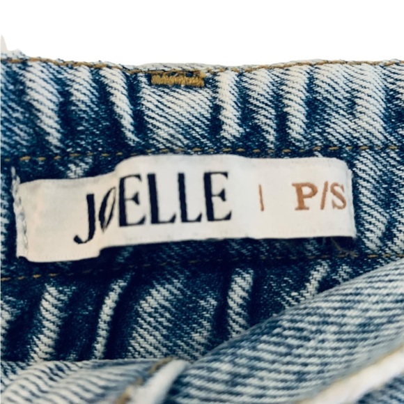 🇨🇦⚜️Joelle Collection Small Blue Jeans Skirt Queen Gold Snaps belt LIKE NEW🇨🇦⚜️ - Picture 5 of 11